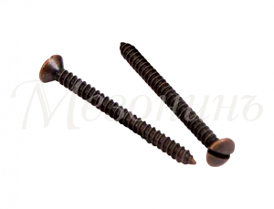 Саморез для выключателя / изолятора, цвет - красная бронза, ТМ  "МЕЗОНИНЪ", (40шт/уп) GE30002-33
