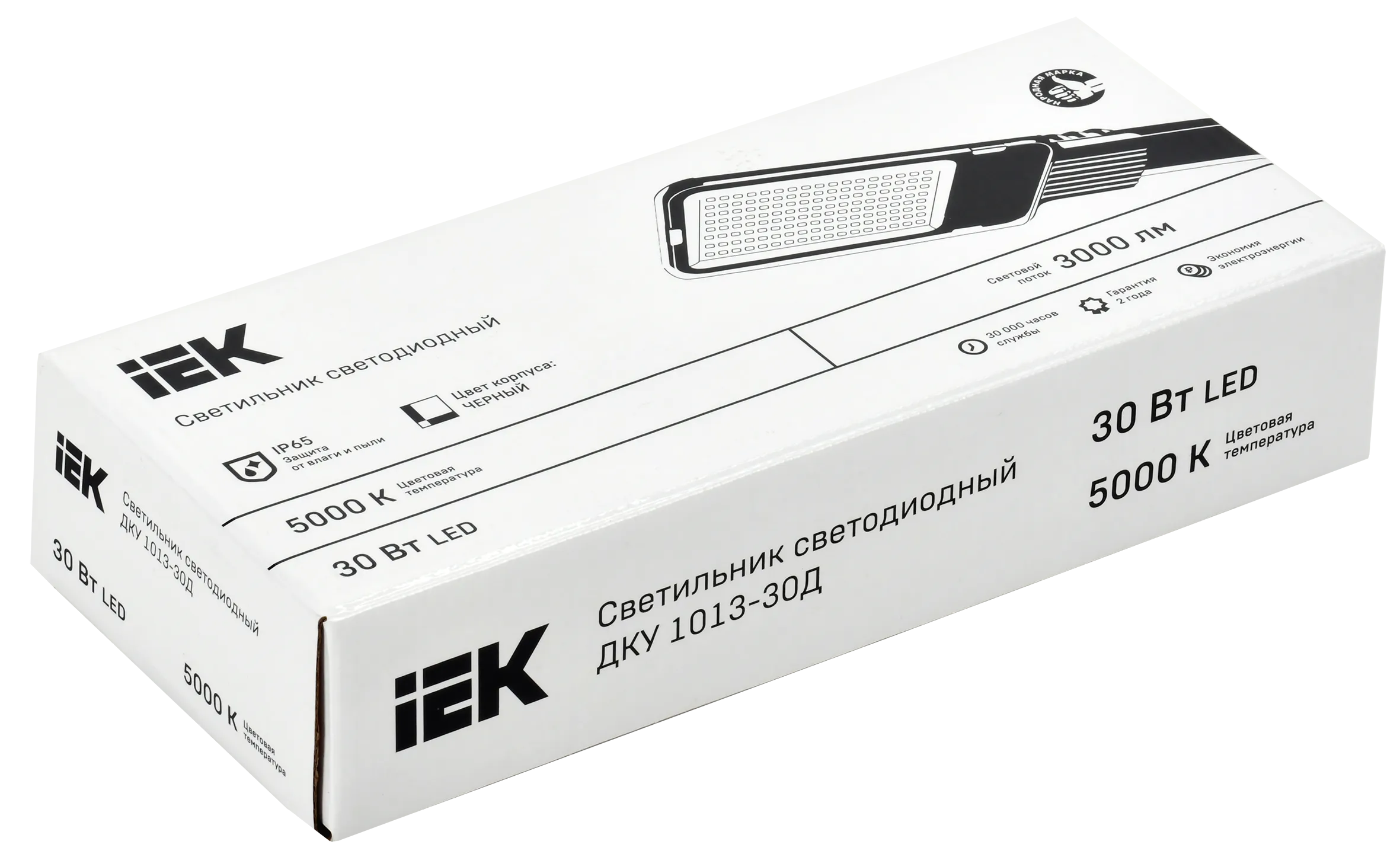 Светильник светодиодный консольный ДКУ 1013-30Д 5000К IP65 IEK - Фото 2