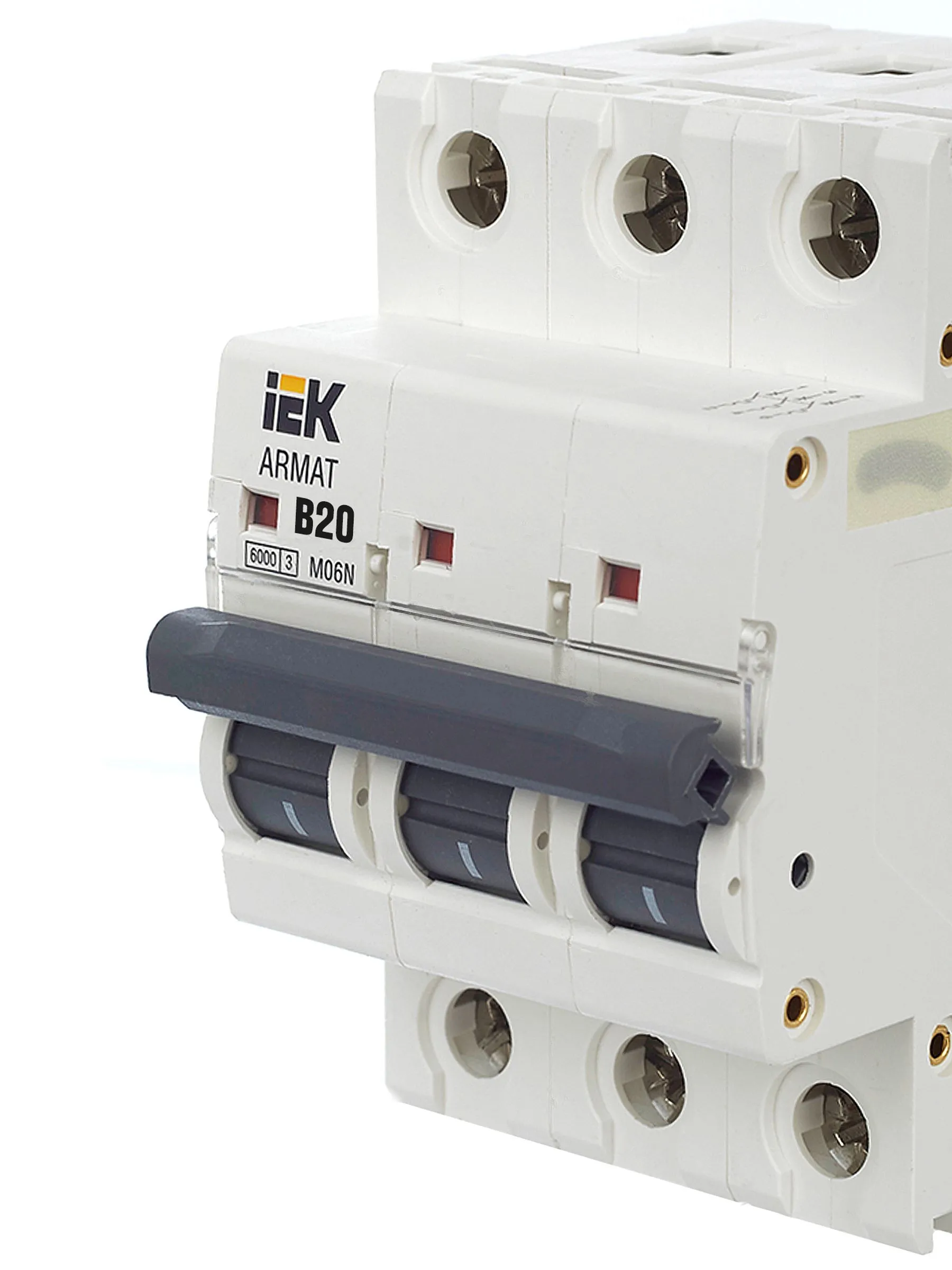 ARMAT Автоматический выключатель M06N 3P B 20А IEK - Фото 5