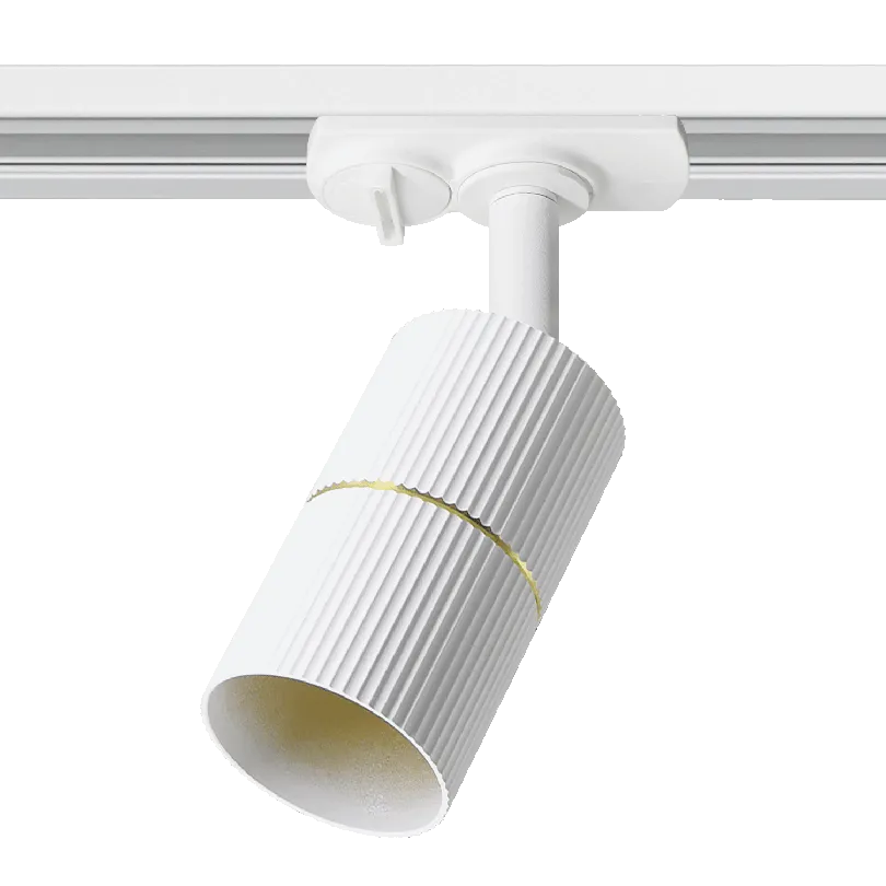 Трековый светильник WOLTA WTL-GU10/18WG NIMB под лампу GU10 Белый/золото D55x100