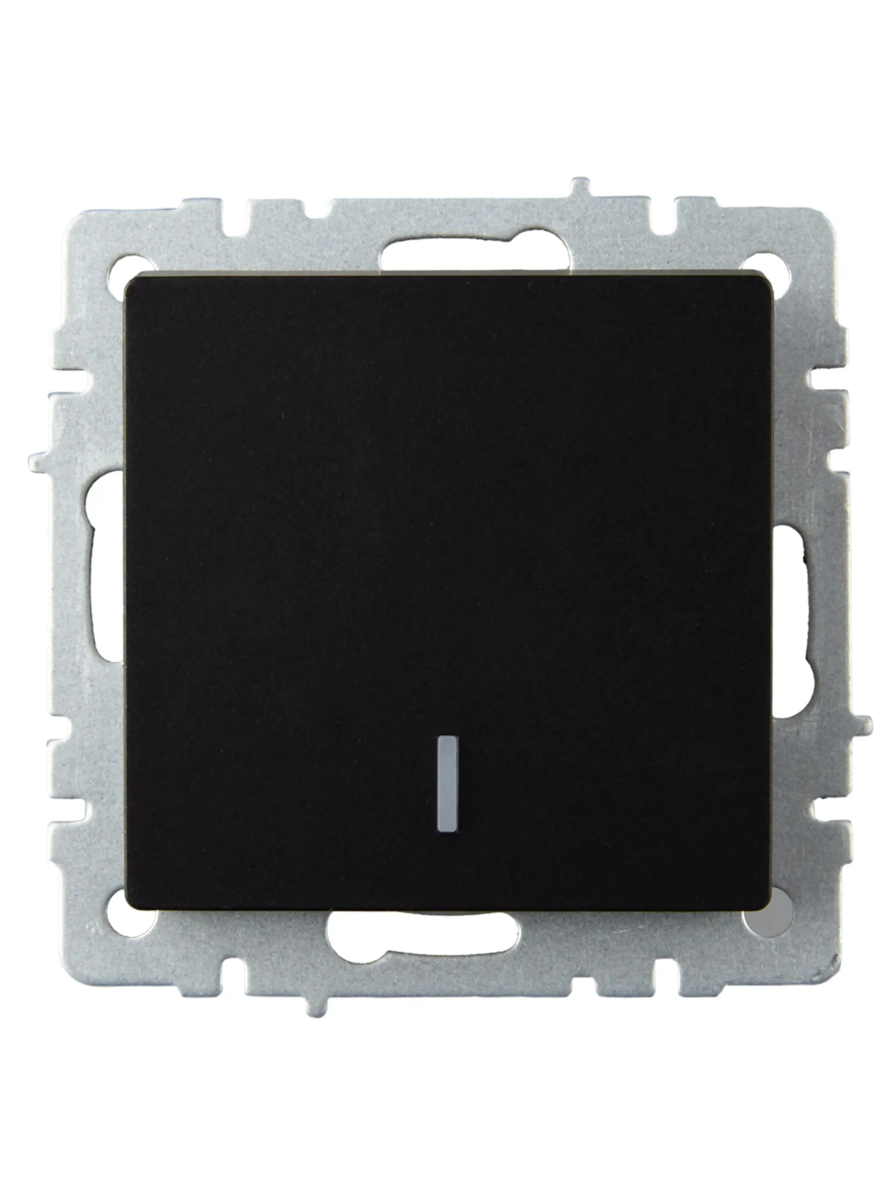 BRITE Выключатель 1-клавишный проходной с индикацией 10А ВС10-1-7-БрЧ черный IEK - Фото 7