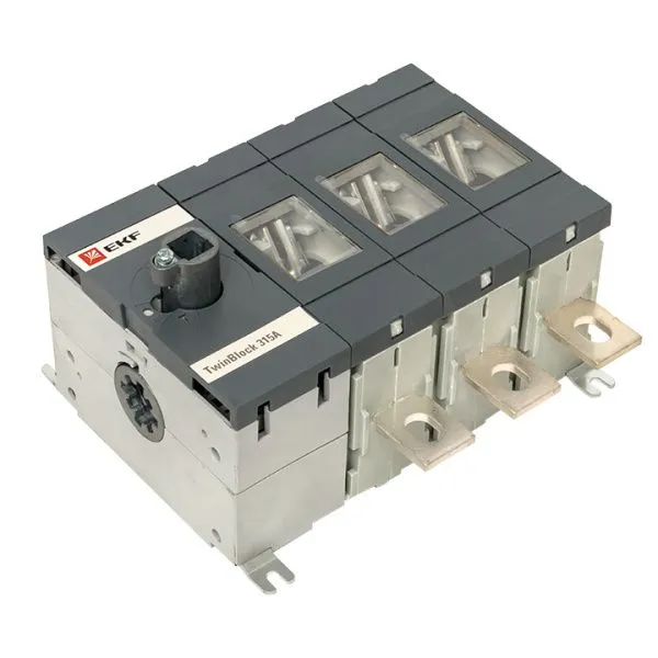 Рубильник 315A 4P без рукоятки управления TwinBlock EKF - Фото 4