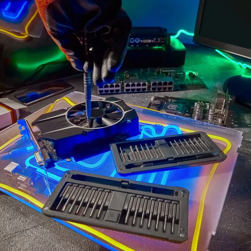 Набор отверток для точных работ RA-02, 30 предметов KRANZ - Фото 2