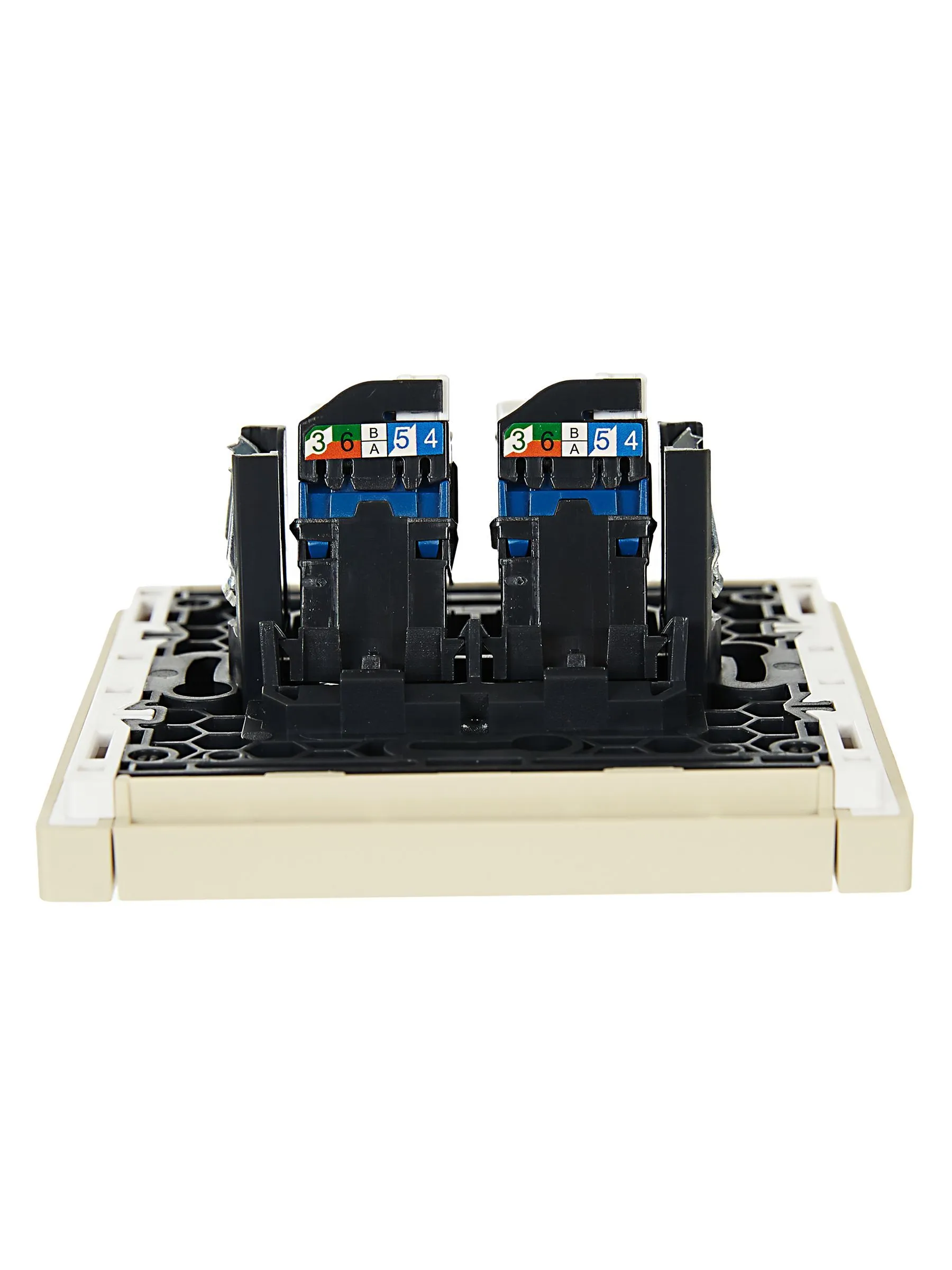 FORTE&PIANO Розетка компьютерная двойная RJ45 кат.6 FP434 ваниль IEK - Фото 5