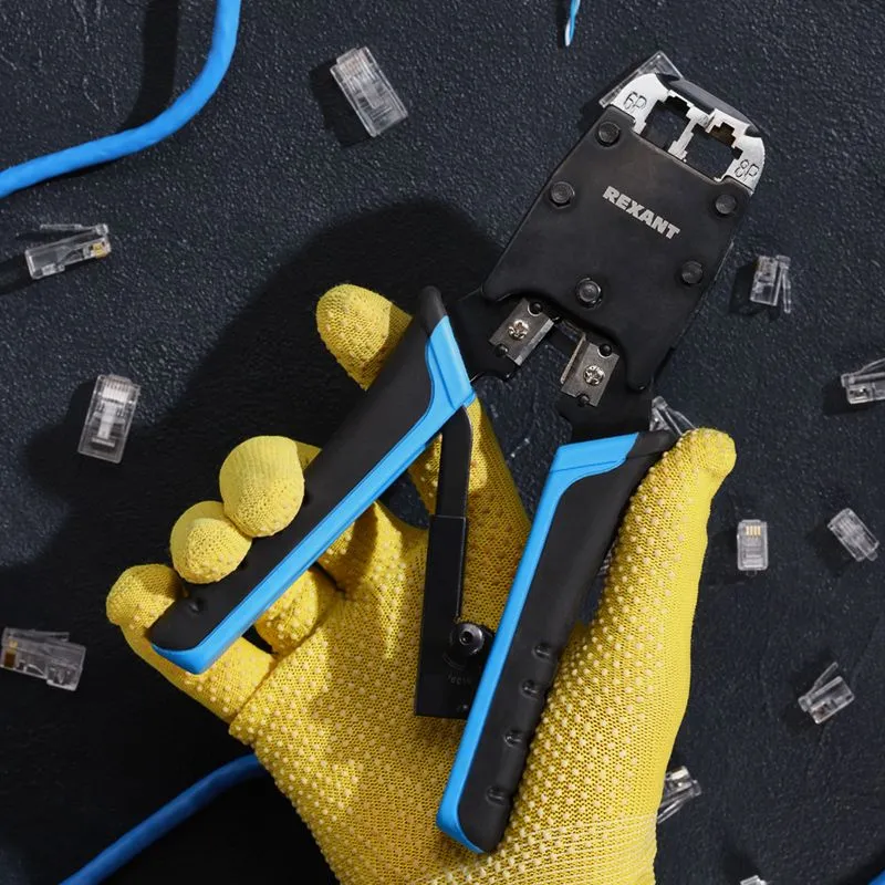 Кримпер HT-500R для обжима ТАЙВАНЬ 8P8C, 6P4C REXANT - Фото 2