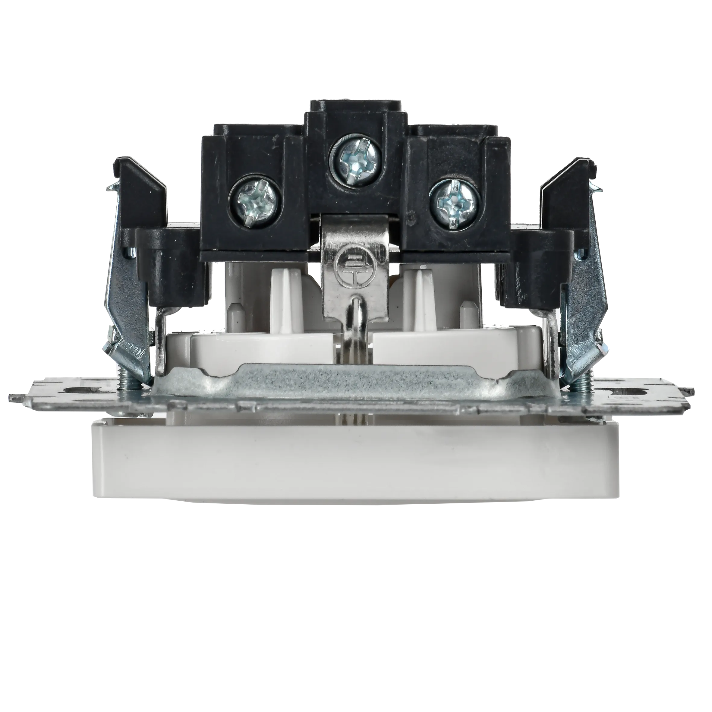 BRITE Розетка 1-местная с заземлением с защитными шторками 16А РС14-1-0-БрБ белый IEK - Фото 3