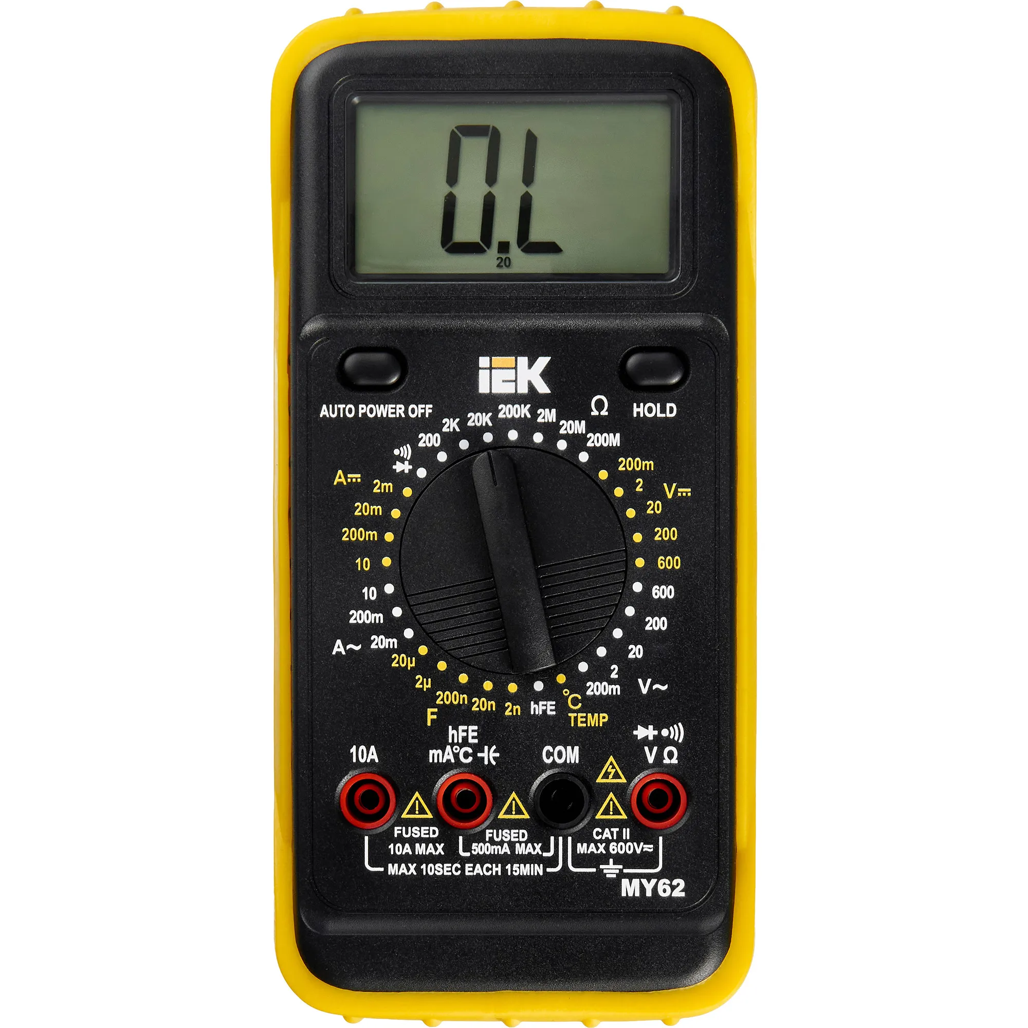 Мультиметр цифровой PROFESSIONAL MY62 IEK - Фото 3