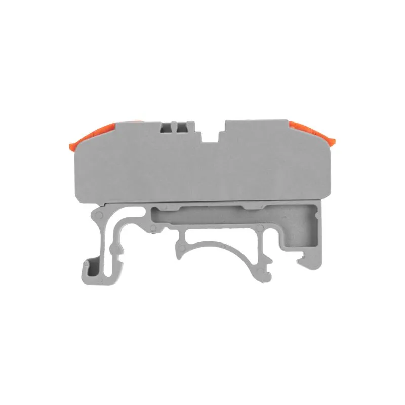 Клемма СМК 222-421D проходная 1-полюсная, с креплением на DIN-рейку (0,08-4 мм²) серая (25 шт./уп.) REXANT - Фото 2