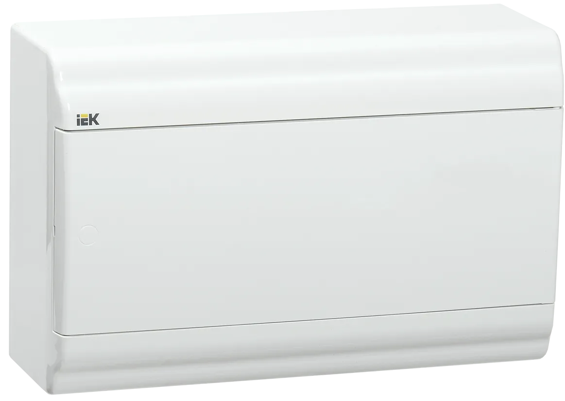 PRIME Корпус пластиковый ЩРН-П-12 модулей навесной белый/белая дверь IP41 IEK