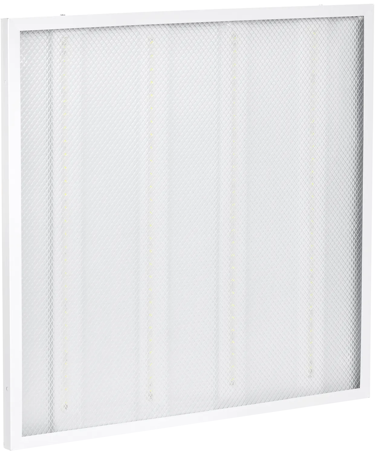 Светильник светодиодный ДВО 6560-P 36Вт 6500К 595х595х20 призма IEK