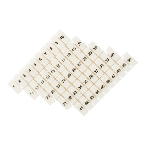 Маркеры для JXB-ST 1,5 с нумерацией 1-50 (100 шт.) EKF