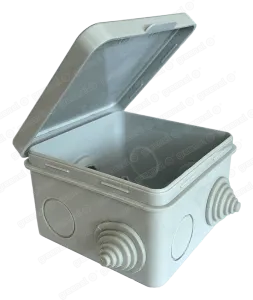 Коробка распаячная для о/п 80х80х50мм, IP54, 7 входов, (45шт) - КМ-209 GE41238