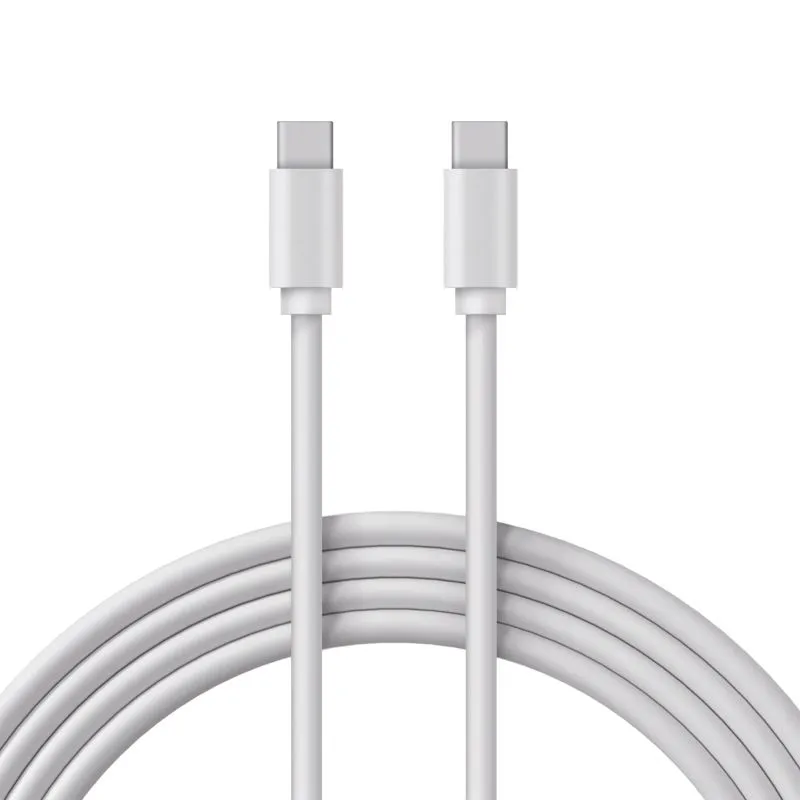 Кабель Type-C - Type-C, 3А, 45Вт, 1м, ПВХ, белый, Power Delivery REXANT