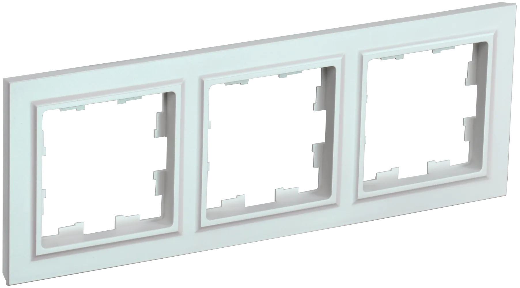 BRITE Рамка 3-местная РУ-3-БрЖ жемчуг IEK