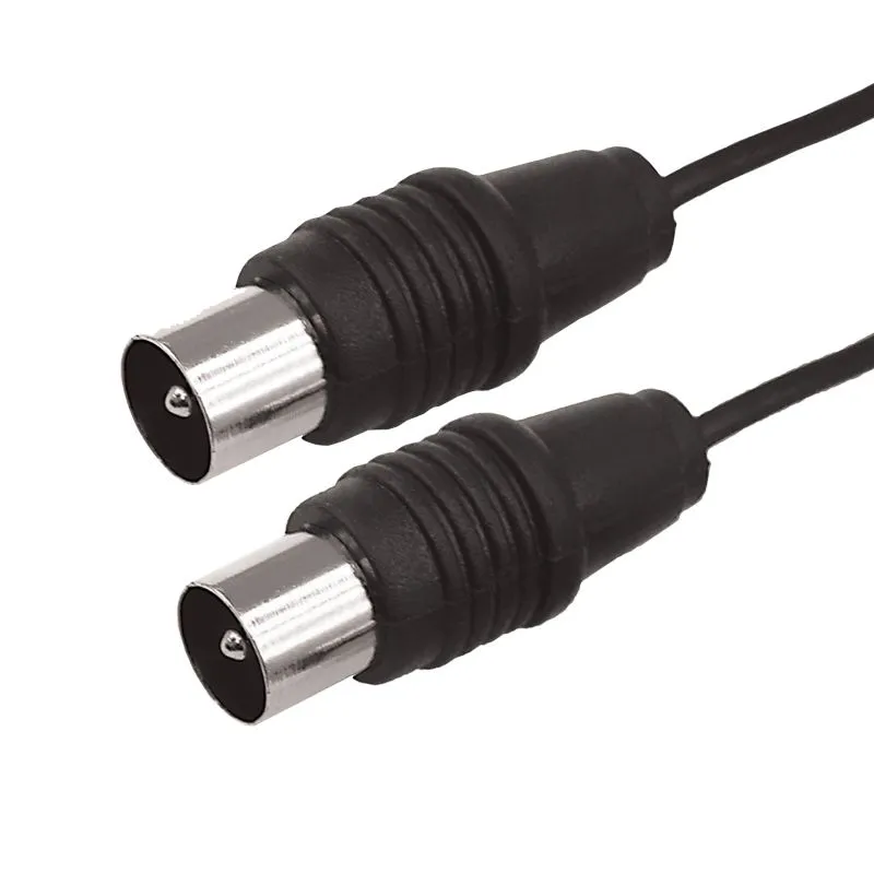 Шнур ТВ штекер - ТВ штекер, 3м, черный REXANT 17-5023