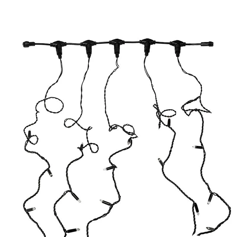 Гирлянда LED ClipLight 24V, 5 нитей по 20 метров, цвет диодов ТЕПЛЫЙ БЕЛЫЙ, Flashing (белый) - Фото 3