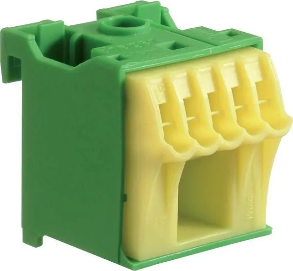 Клемма QuickConnect (1x16 + 5х4), ширина 30 мм // Hager (Цвет - Зелёный) KN06E