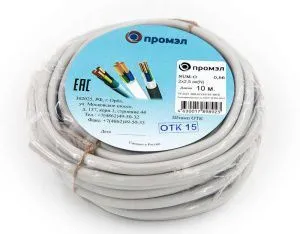 Кабель NUM-O 2х2.5 (бухта 10м) (шт) Промэл 13321330 1332133