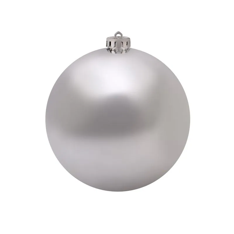Елочная фигура Шар 15 см, цвет серебряный глянцевый