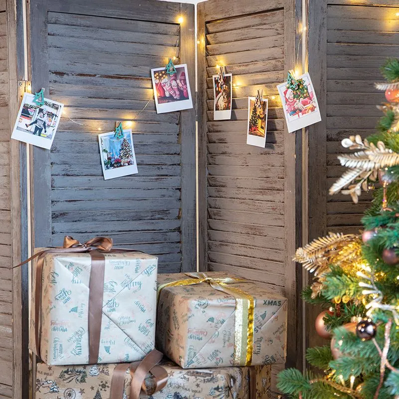 Деревянные прищепки Новогодняя ель 14,5x4,5x1,6 cм, 6 шт, NEON-NIGHT - Фото 2