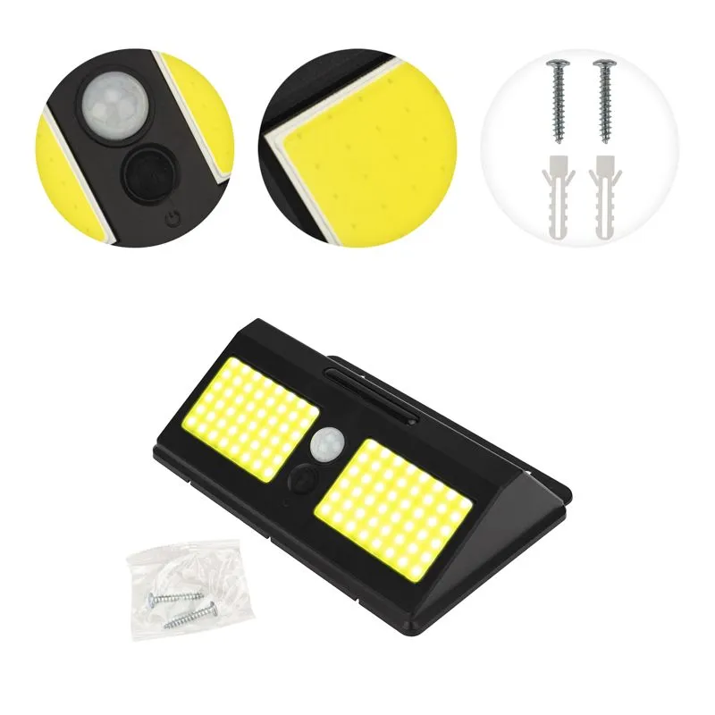 Светильник прожекторный настенный NEW AGE XXL 6500К со встроенным аккумулятором, солнечной панелью, датчиками движения и освещенности LAMPER - Фото 2