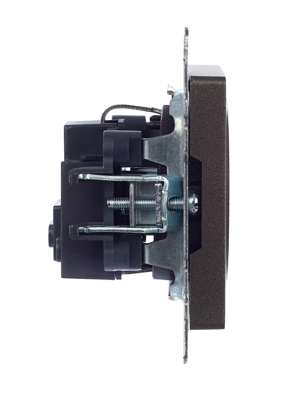 BRITE Розетка 1-местная с заземлением без защитных шторок 16А РС11-1-0-БрТБ темная бронза IEK - Фото 7