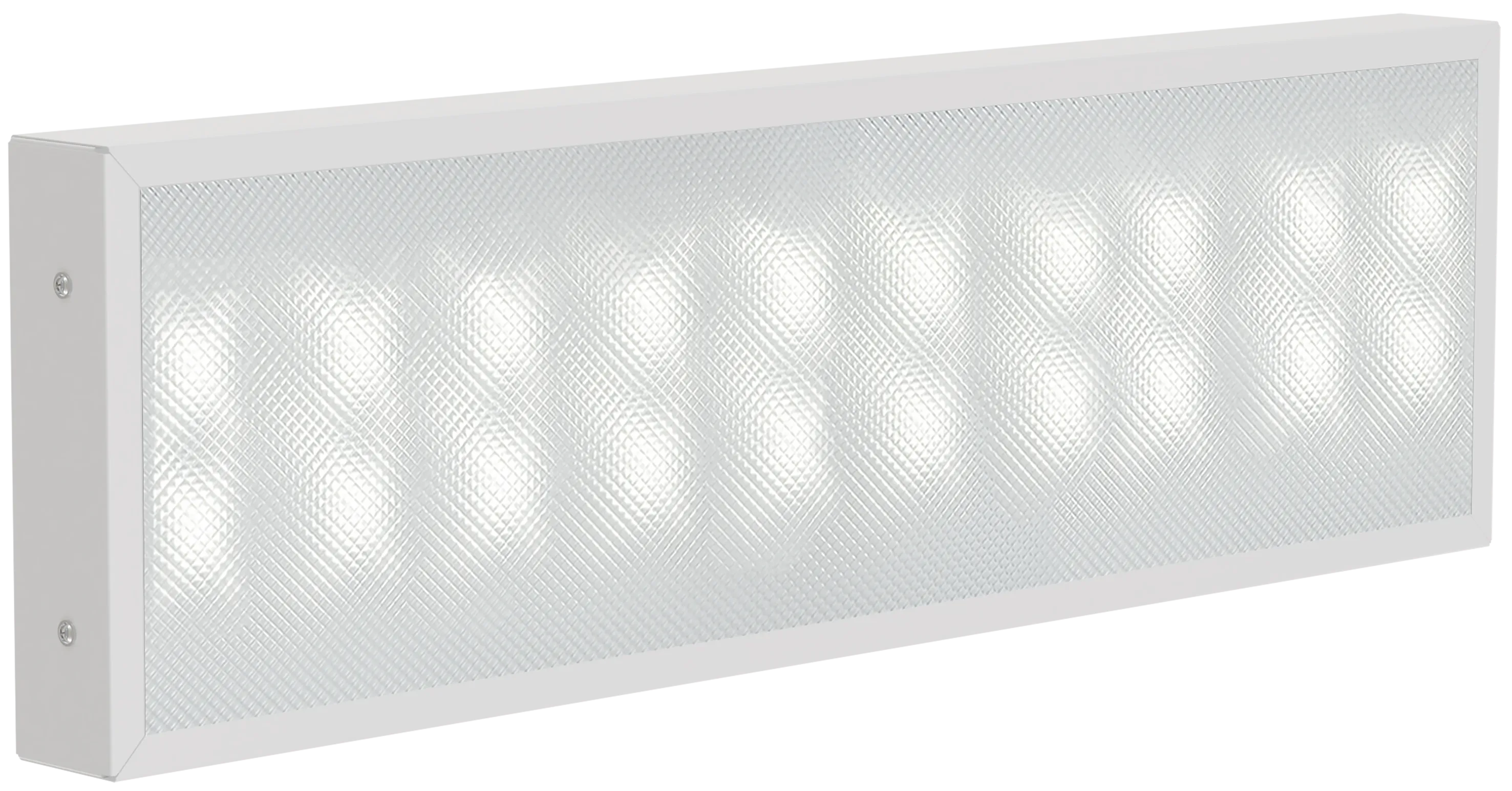 LIGHTING PRO Светильник светодиодный ДВО 1011 18Вт 5000К IP40 595х180мм призма IEK - Фото 2