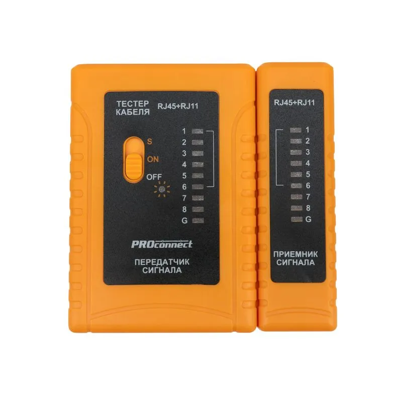 Тестер кабеля RJ-45+RJ-11/RJ-12 468 PROconnect - Фото 3