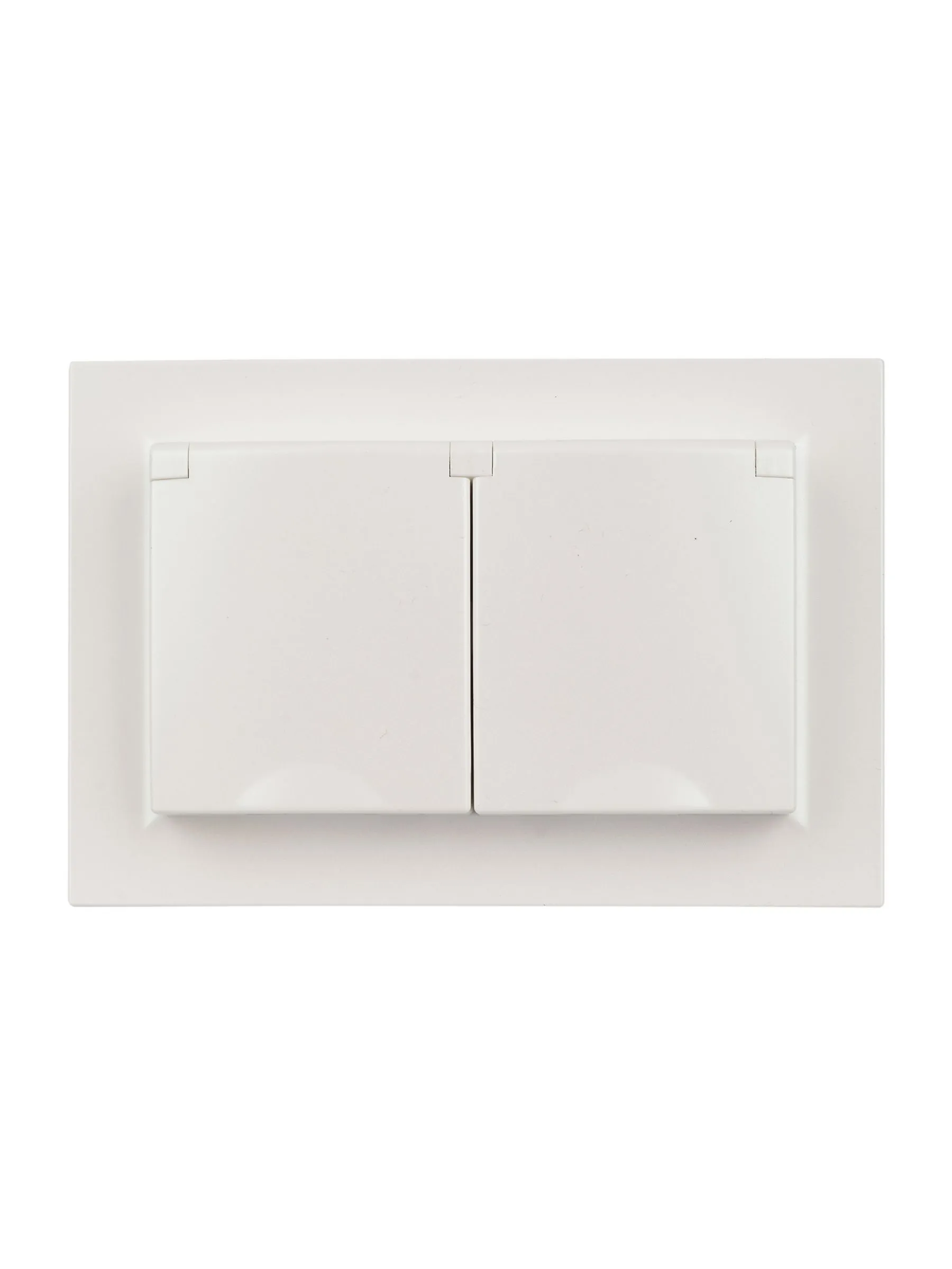 BRITE Розетка 2-местная с заземлением с защитными шторками и крышкой 16А в сборе IP44 РСбш12-3-44-БрЖ жемчуг IEK - Фото 9