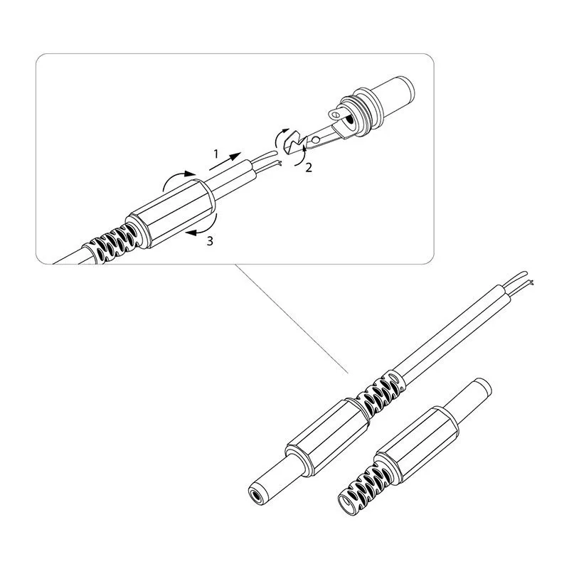 Разъем питания DC штекер 2,1х5,5мм REXANT - Фото 4