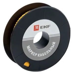 Маркер кабельный 1,5 мм2 "5" (1000 шт.) (ЕС-0) EKF plc-KM-1.5-5