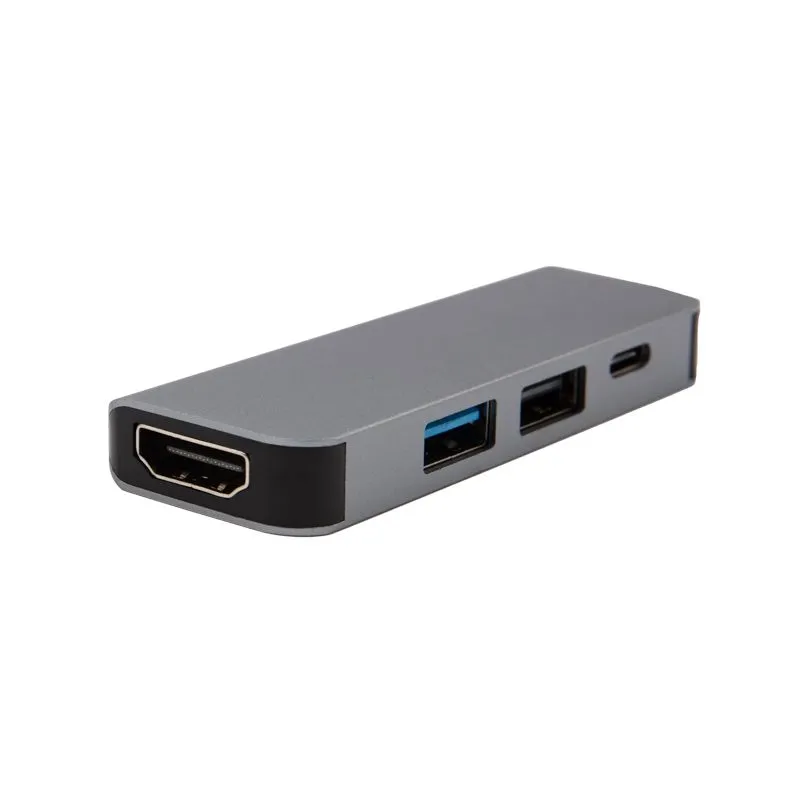 Разветвитель USB Type-C на 4 порта: 1xHDMI/2xUSB/1xType-C PD REXANT - Фото 3