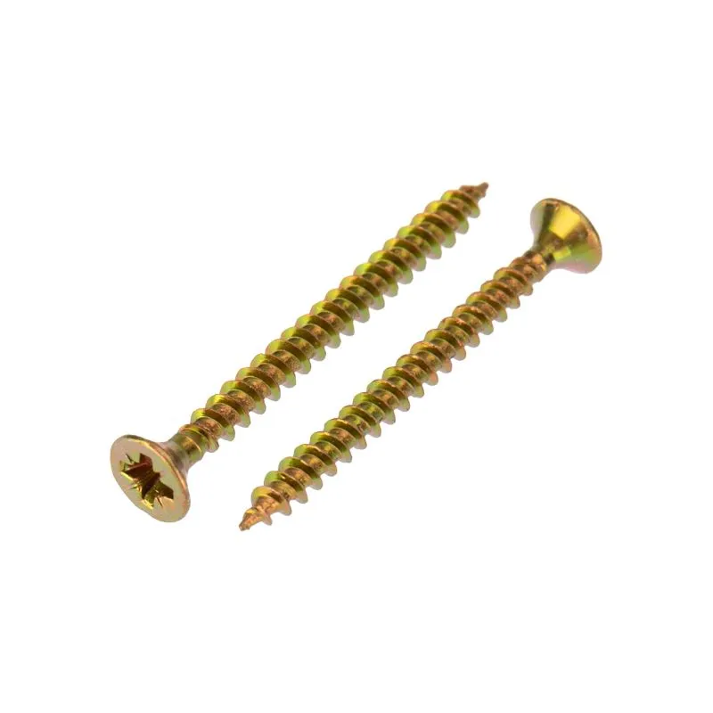 Саморез универсальный KRANZ 3.5х40, желтый цинк, короб (200 шт./уп.)