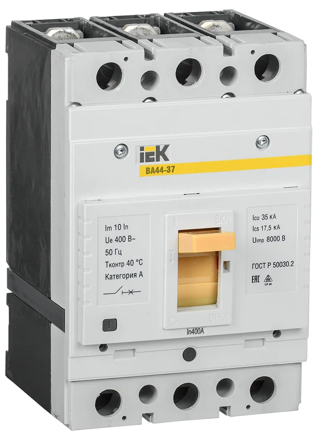 Выключатель автоматический ВА44-37 3Р 400А 35кА IEK