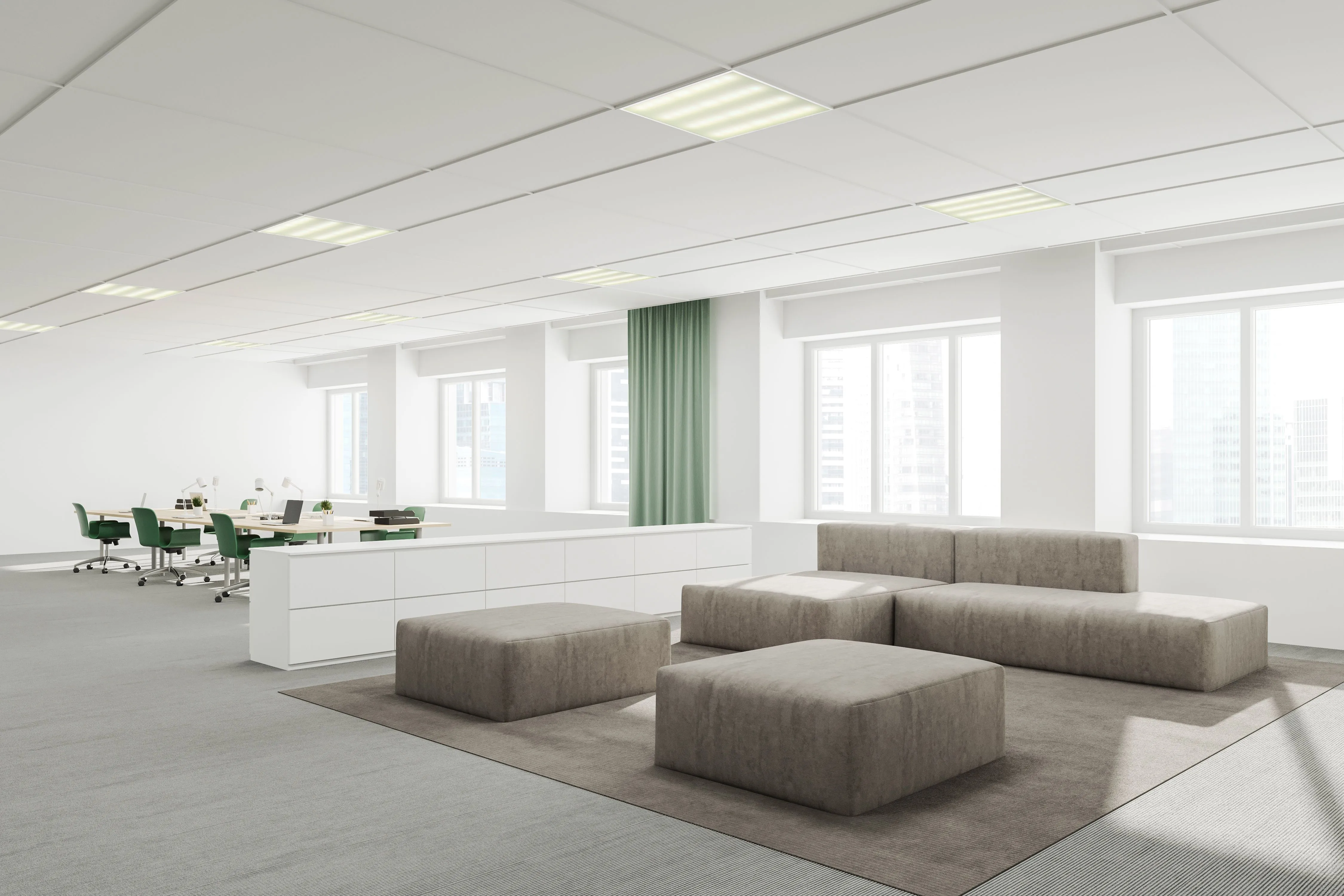 LIGHTING PRO Светильник светодиодный ДВО 1001 30Вт 3000К IP40 595х595мм опал IEK - Фото 4