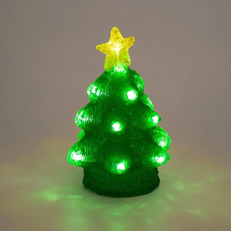 Акриловая светодиодная фигура Елочка 15х15х22 см, 20 светодиодов, батарейки 2хAA (не входят в комплект) NEON-NIGHT