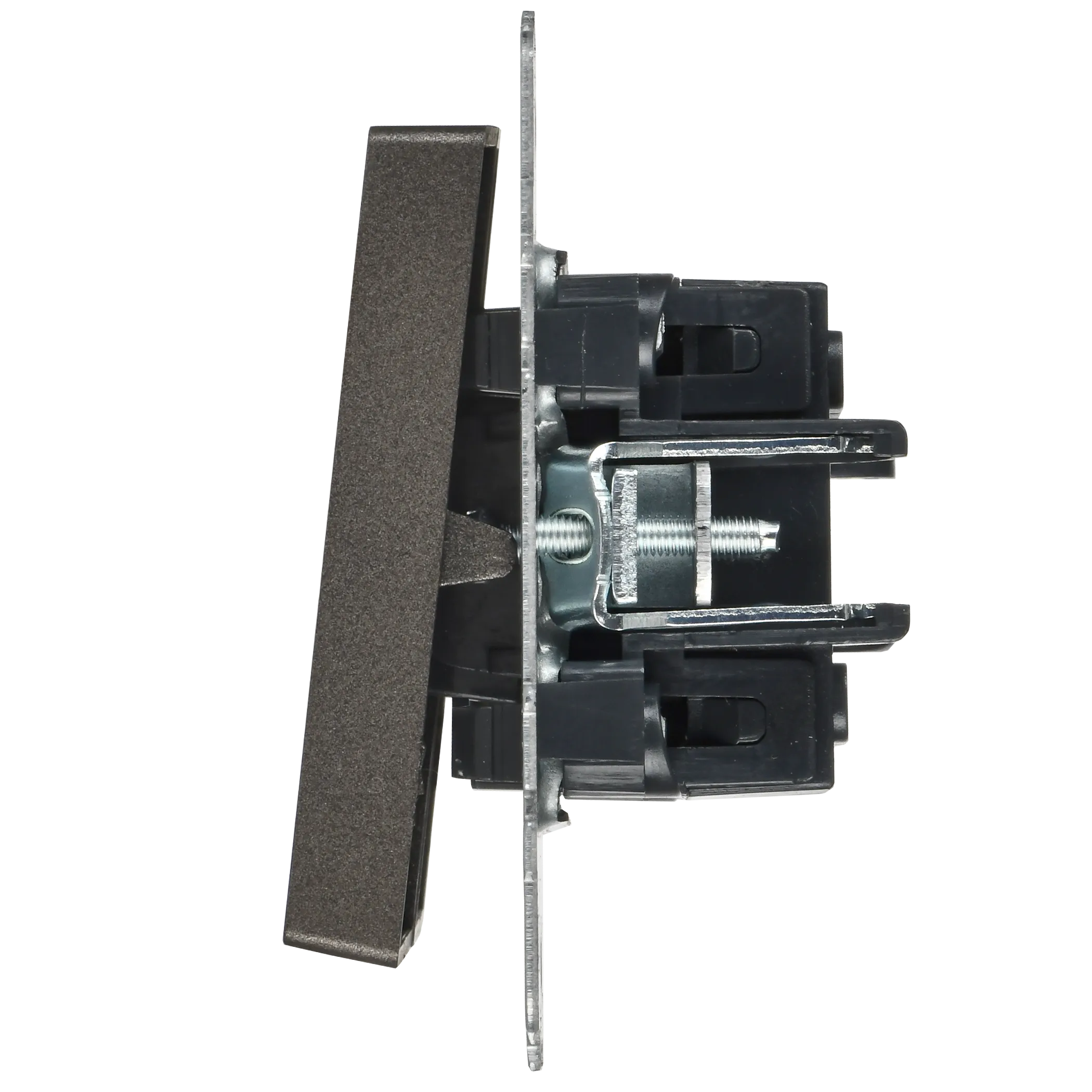 BRITE Выключатель 2-клавишный с индикацией для отелей 10А ВС10-2-9-БрТБ темная бронза IEK - Фото 6