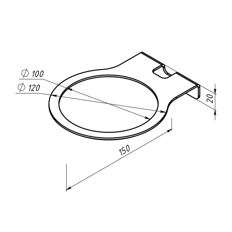 Кронштейн для колонок, настенный, белый REXANT - Фото 4