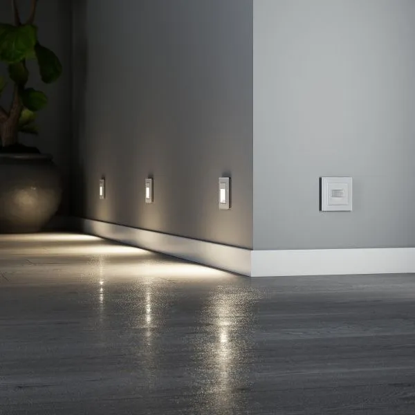 Датчик движения 500 Вт, двухпроводный (белый) Werkel