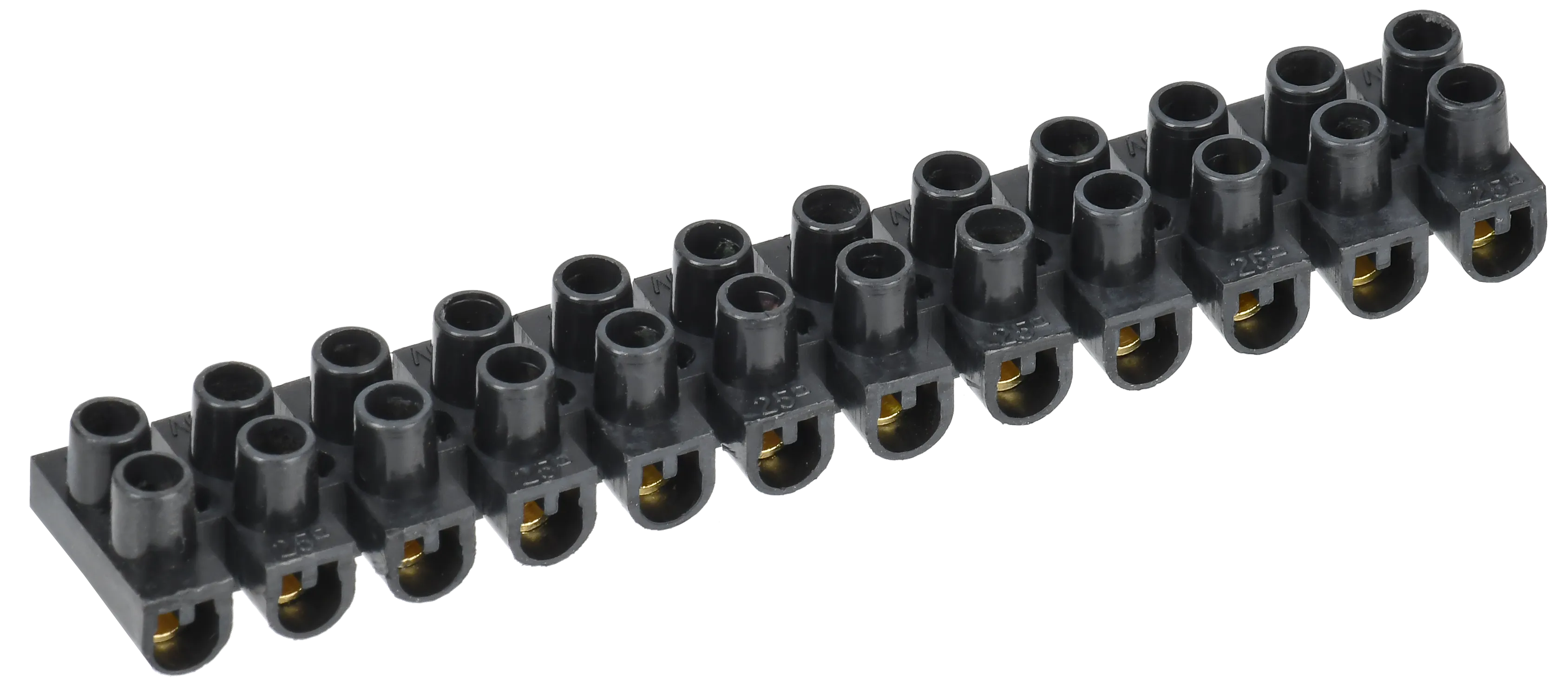 Зажим контактный винтовой ЗВИ-3 н/г 1,0-2,5мм2 12пар черный IEK