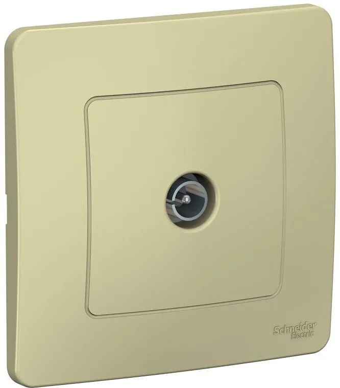 Розетка телевизионная TV СП Blanca коннектор беж. SE BLNTS000017 - Фото 2