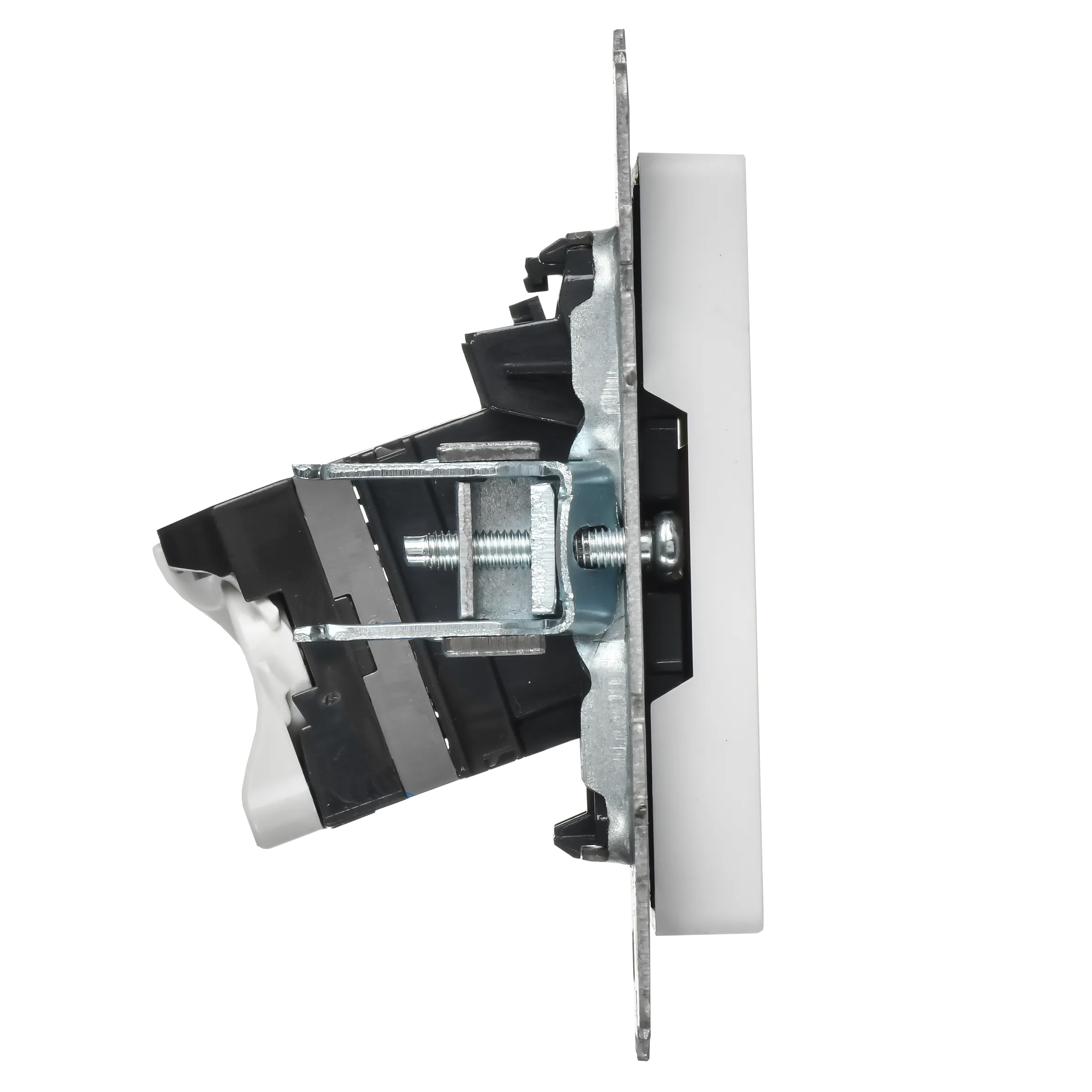 BRITE Розетка компьютерная RJ45 кат.6 РК11-БрАБ арктический белый IEK - Фото 6