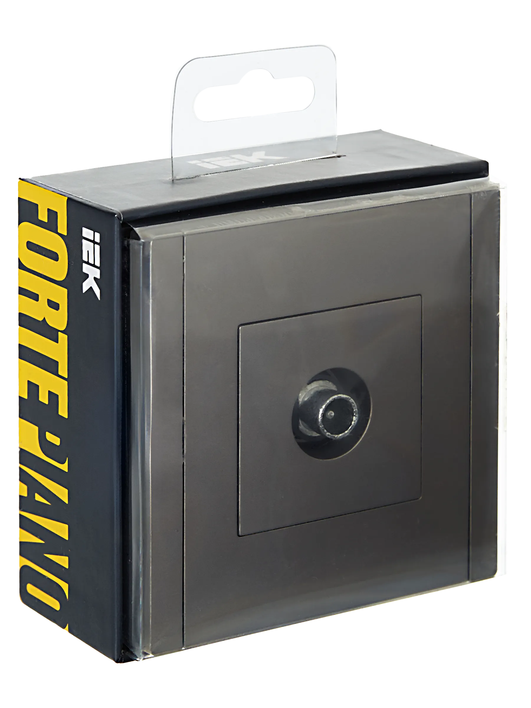 FORTE&PIANO Розетка TV проходная FP529 сталь IEK - Фото 2