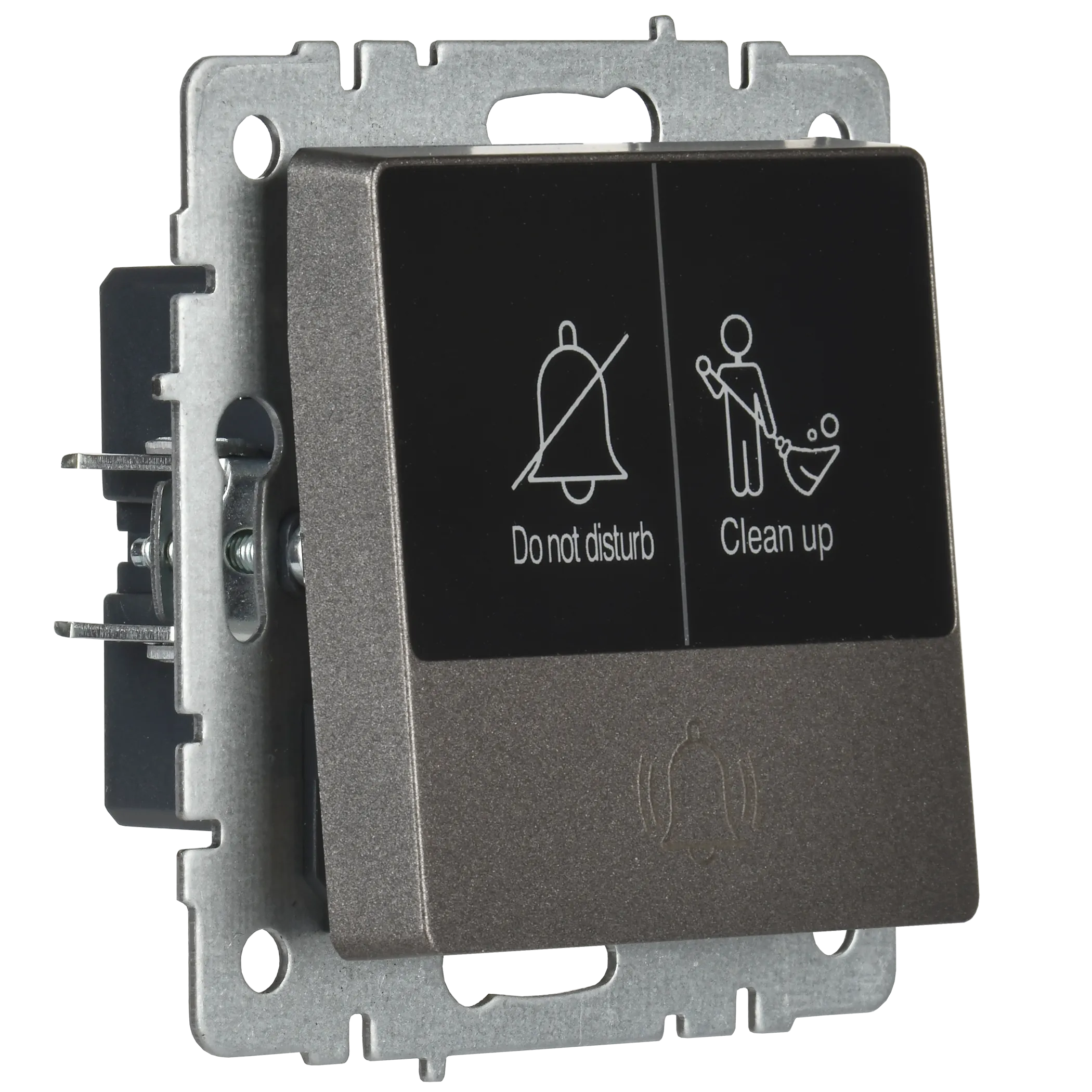 BRITE Кнопка звонка с индикацией для отелей 10А ВС10-1-9-БрТБ темная бронза IEK - Фото 7