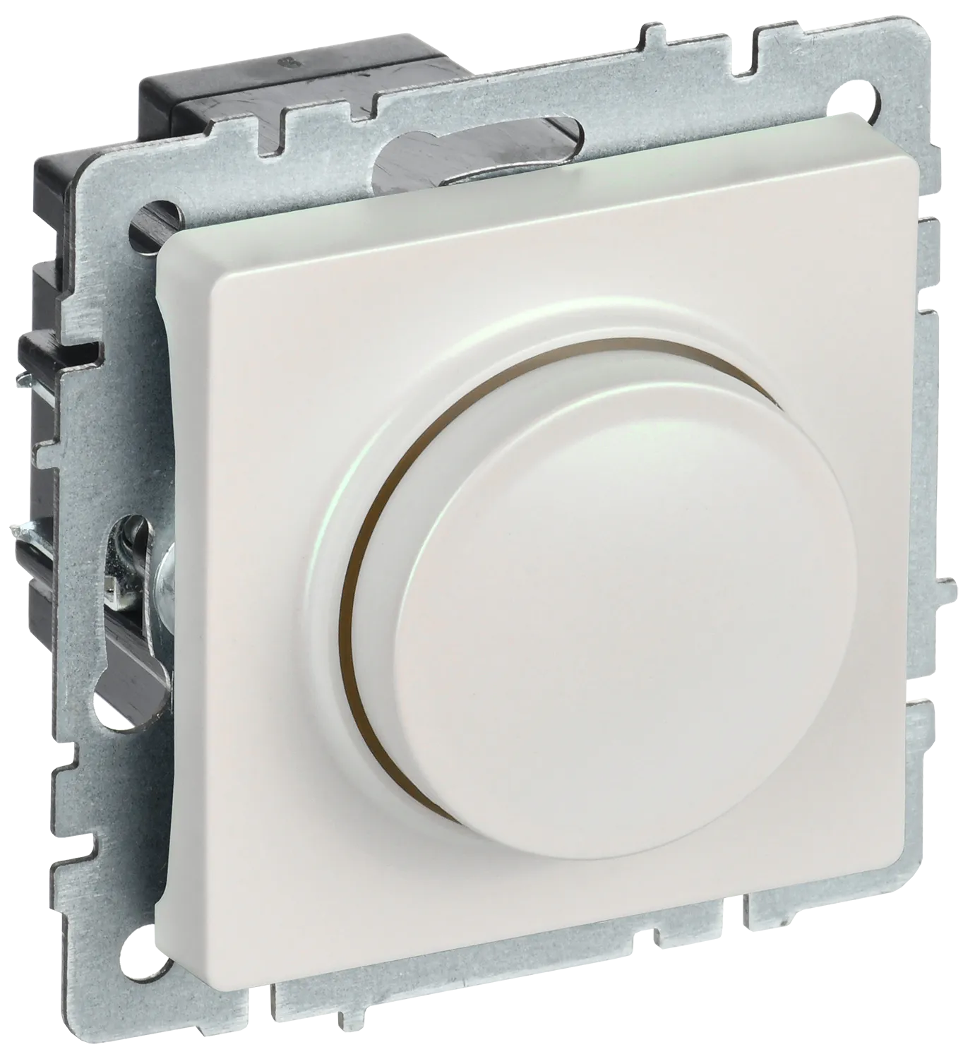 BRITE Светорегулятор поворотно-нажимной 600Вт СС10-1-0-БрЖ жемчуг IEK BR-D20-0600-K36