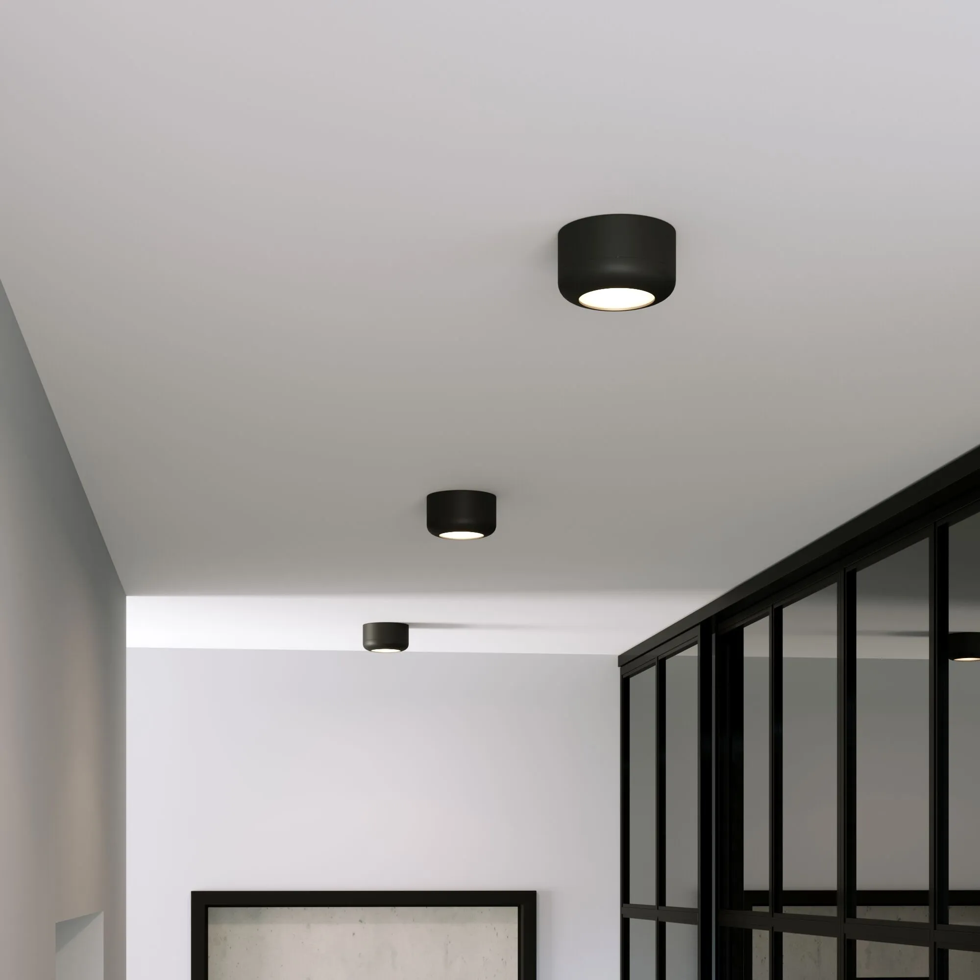 Светильник накладной светодиодный Onde 15W 4000K чёрный 25046/LED Elektrostandard - Фото 3