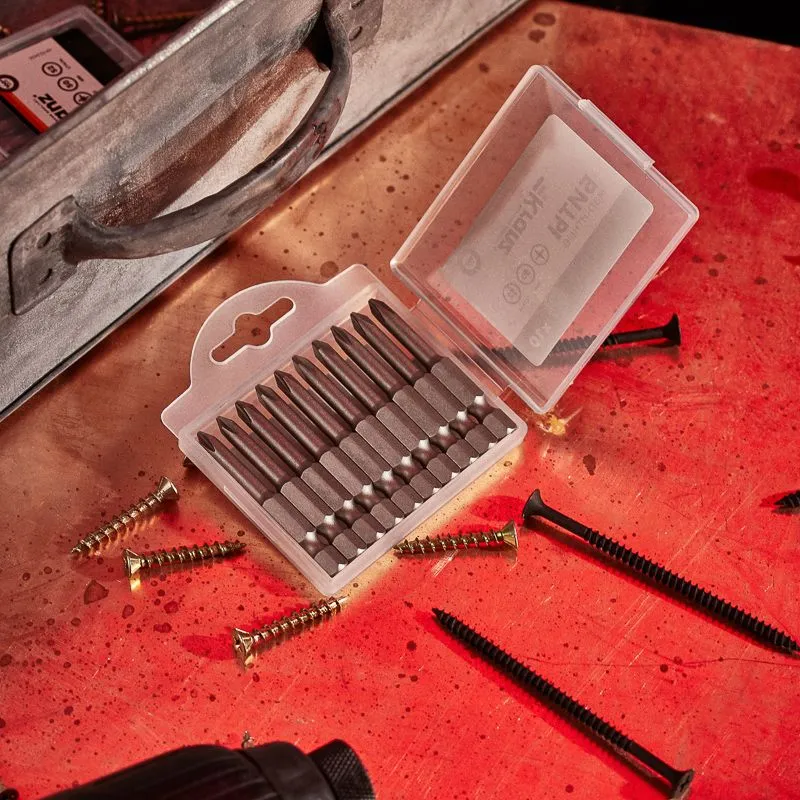 Бита PH1х50 мм для шуруповерта (упак. 10 шт.) Kranz - Фото 2