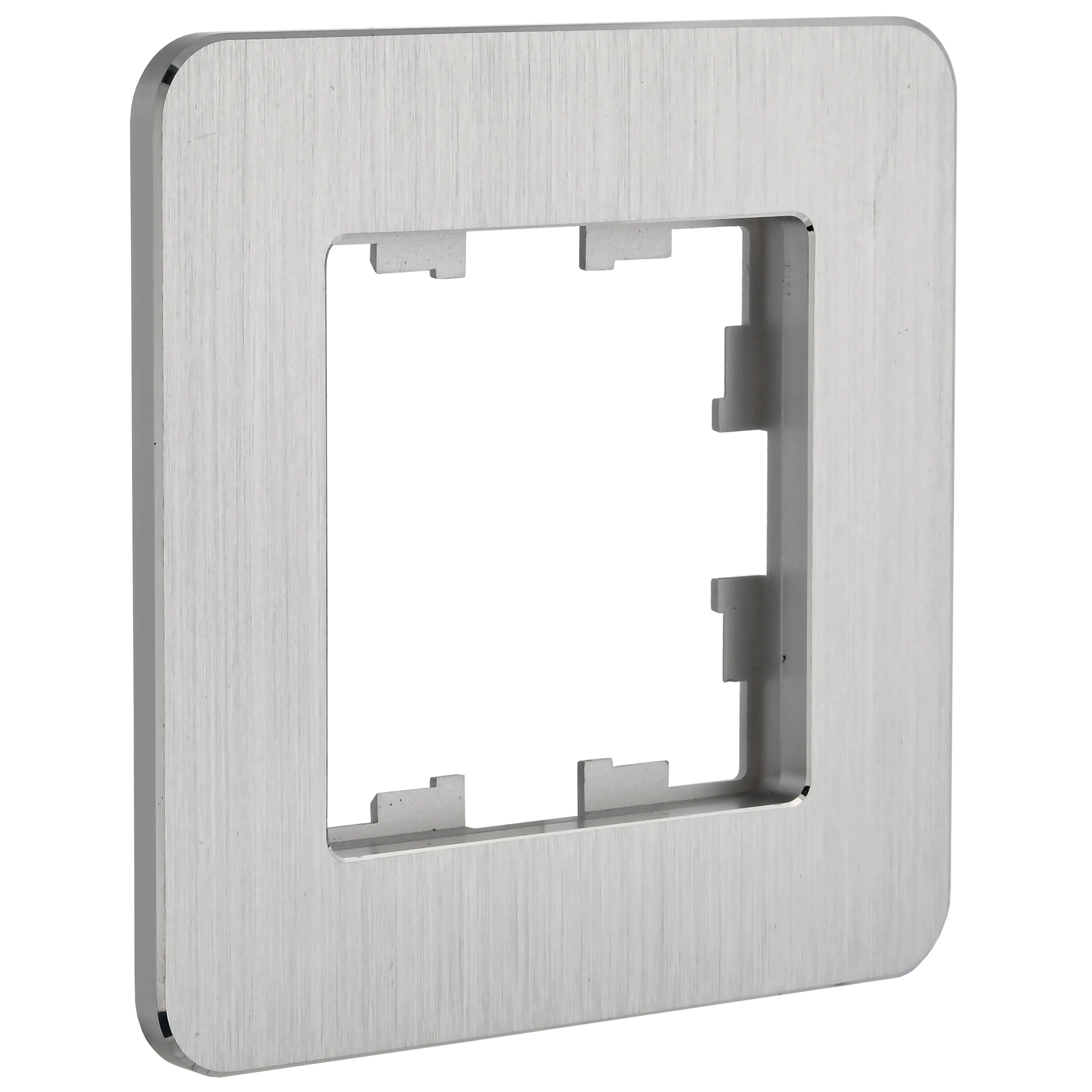 BRITE Рамка 1-местная РУ-1-1-Бр металл алюминий RE AL IEK - Фото 5