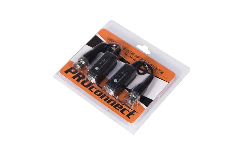 Приемопередатчик пассивный AHD, CVI, (комплект 2 шт), цена за 1 шт.  PROconnect - Фото 2