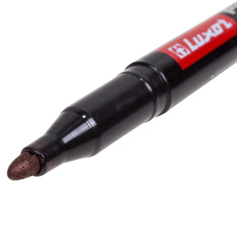 Маркер перманентный 1-2мм, черный, пулевидный Luxor 100 - Фото 5